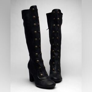 ISO FRYE Adrienne Tall Button Boots